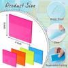 50 Sheets Colorful Waterproof PET Transparent Memo Sticky Note Paper Daily To Do It Check List Paperlaria School Stationery