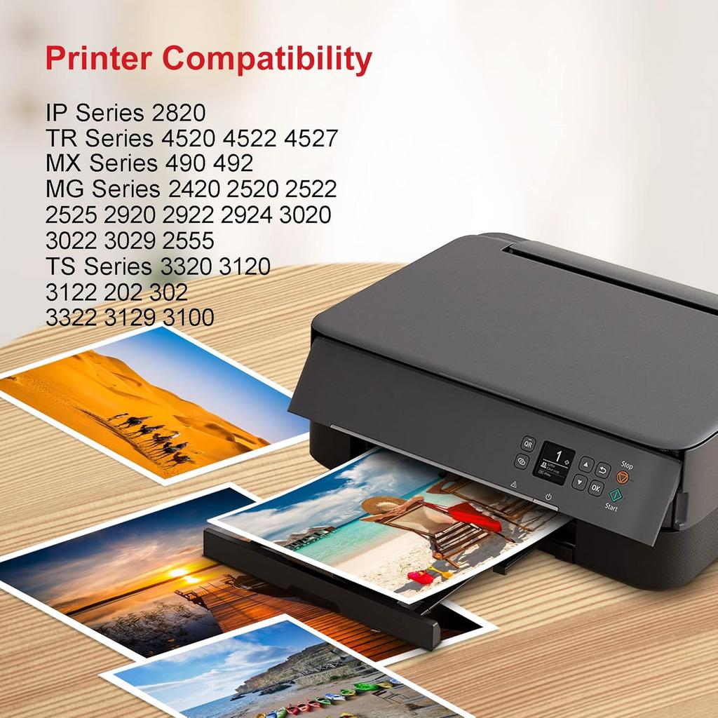 245XL 246XL Combo Pack Remanufactured Ink Cartridges Replacement for Canon 245XL 246XL PG-245XL CL246XL Ink cartridges for Pixma TS3122 MG2522 TS3322