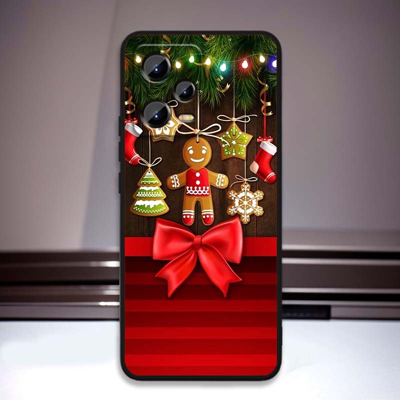 

Дизайн подарочной коробки на Рождество для Xiaomi Redmi Note 15 14 13 12 12S 11E 11 11S Pro Plus 4G 5G Черный Мягкий ТПУ Чехол для Телефона Redmi Note 12 4G