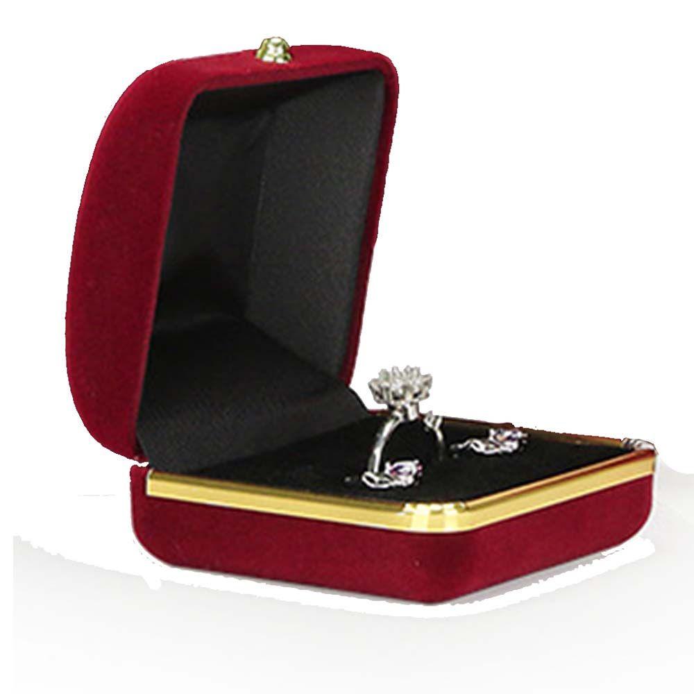 Packaging Double Open Earrings Presentation Storage Boxes Necklace Case Ring Box Jewelry Display