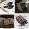 For Samsung Galaxy S23 Ultra Case CASEME C39 RFID Blocking Zipper Wallet Stand Leather Cover with Strap