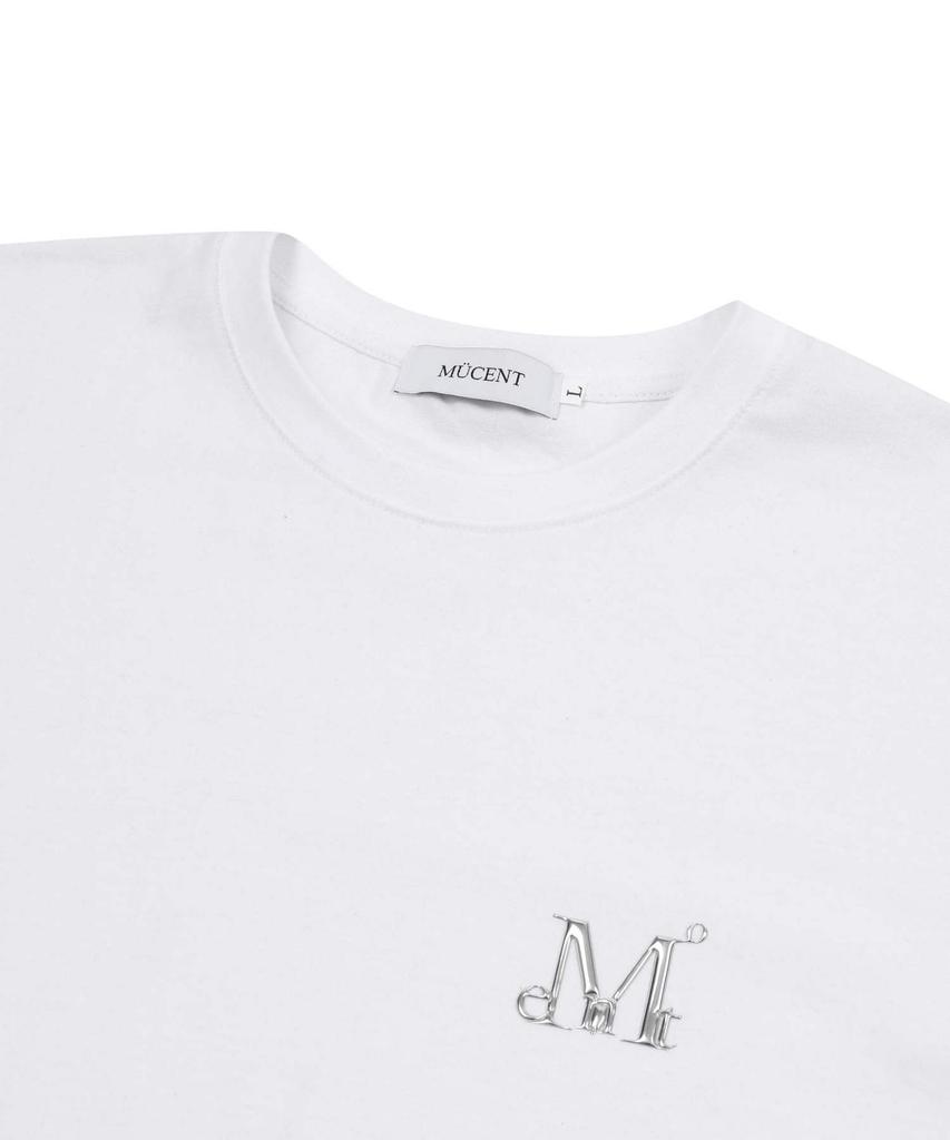 MUCENT Cut Metal Logo Signature Short Sleeve T-Shirt Unisex (2 Colors)