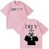 Rapper Dei V Quien Es Dei V Tour 2026 Print T Shirt Unisex Women Vintage Tshirt Shortsleeved Cotton Casual Gothic Punk Tshirts