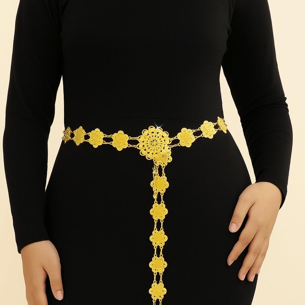 Jewelry Thai Belly Waist Chains Bell Dance Dress Belt Chains  The Songkran Festival