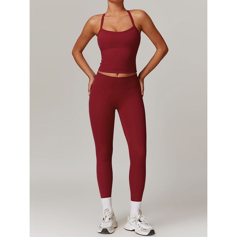 Nude Feel Yoga Pants Women's 2025 New Arrival Peach Hip Seamless Belly Contracting and Close-Fitting Outwear Running Sports Quick-Drying Fitness Pants