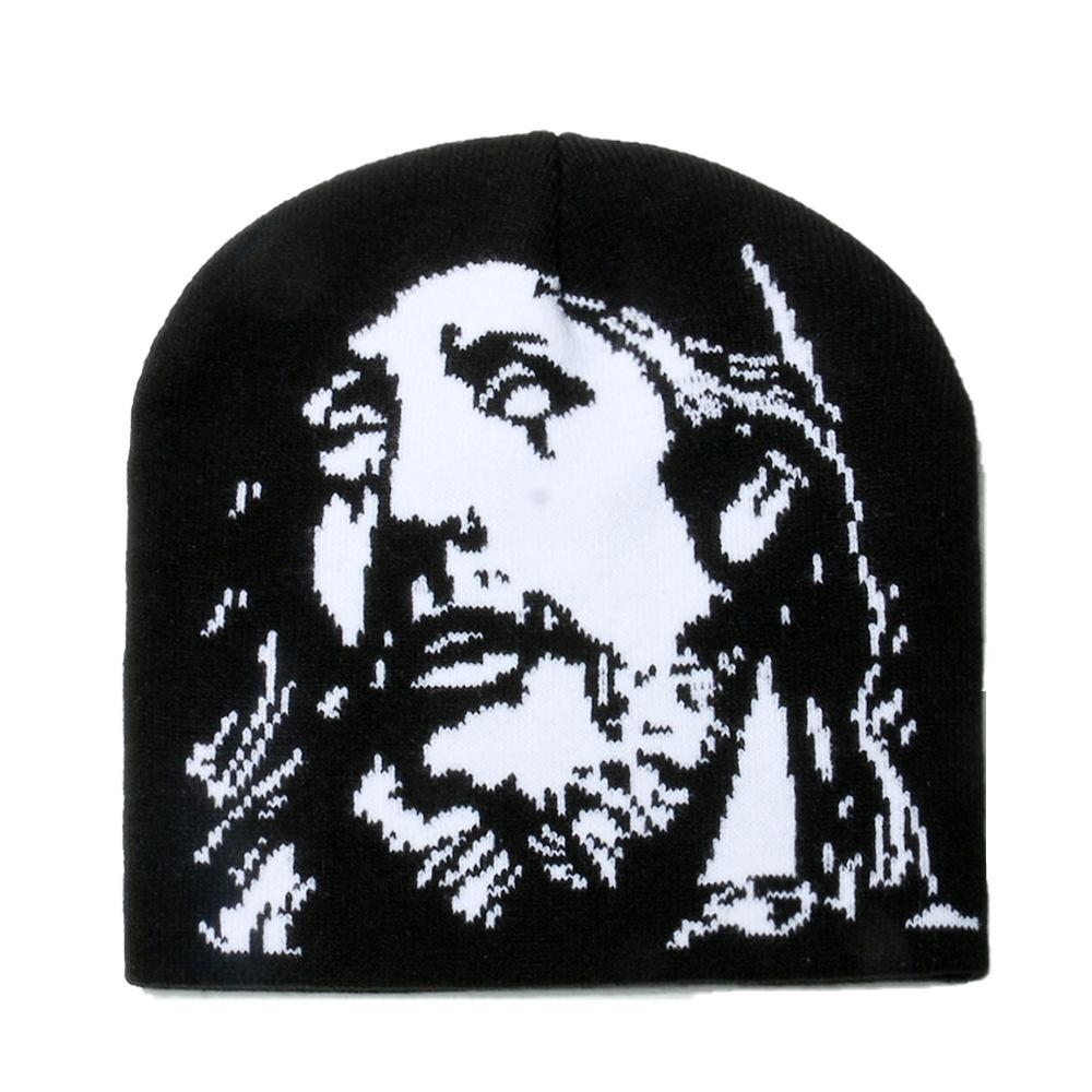 2025 nowa czapka dzianinowa żakardowa popularna czapka wełniana na głowę modna czapka termiczna outdoorowa męska i damska
