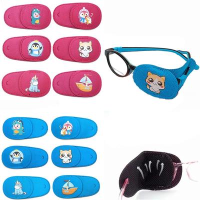 Children Health Care Amblyopia Eyepatches Cartoon Eyeshade Glasses Cover Kids Occlusion