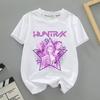 Kpop Lovci démonů Dětské oblečení Tričko s krátkým rukávem Kpop Lovci démonů Tygří Harajuku Tričko pro chlapce dívky Dárek