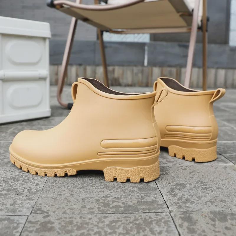 Strapazierfähige, rutschfeste, wasserdichte Regenstiefel für Damen und Herren - Ideal zum Einkaufen, Angeln, Campen und für die Jagd auf dem Meer