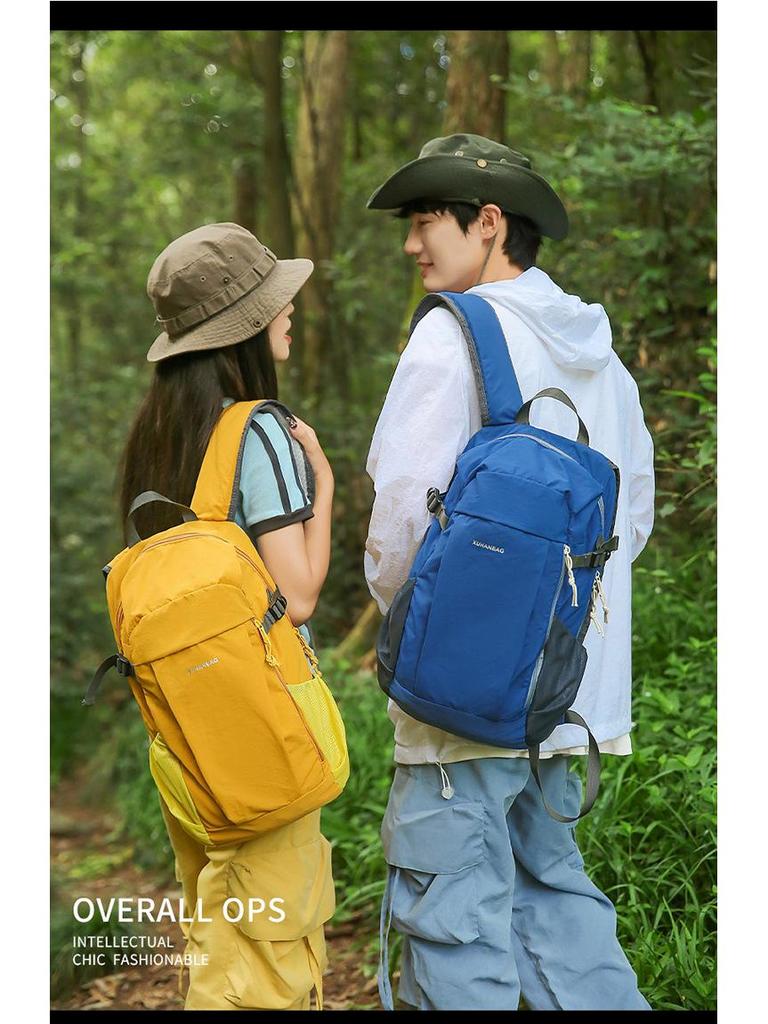 Men's Large Capacity Outdoor Backpack - Lightweight, Casual for Hiking, Travel, Cycling, School, and Laptop Use