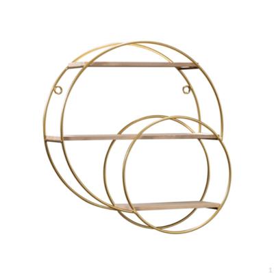 3 Tier Metal Wall Hanging Shelf, Heavy Duty Decorative Decor for Bathroom Essentials, Space Saving,