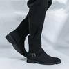 Mode Vinter Bästsäljande Herr Chelsea Boots Retro Business Korta Stövlar Hög Kvalitet Sidodragkedja Design Herr Läder Casual Skor