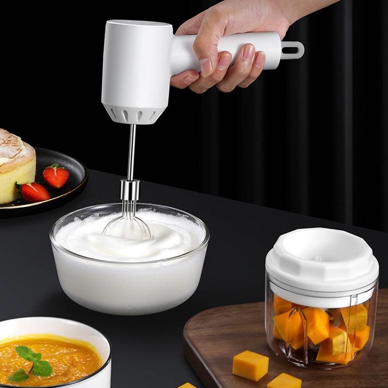USB Rechargeable Electric Whisk Egg Beater Coffee Blender Household Milk Shaker Mixer Frother Foamer Food Blender