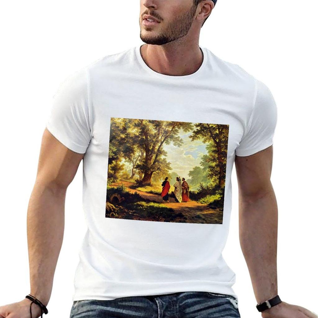 Road To Emmaus TShirt man t shirts graphic graphic t shirts for man TShirt