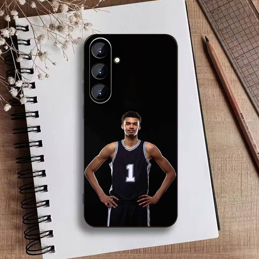 Basketball D-Victor Wenbanyama Phone Case For Samsung Galaxy A73,A21s,A22,A31,A52,A53,A71,A41Soft Black Shell Samsung a51 4g