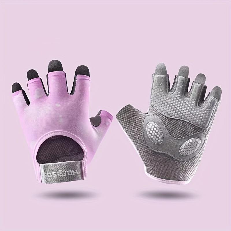 Pair of Sports Gloves with Anti-slip Sponge and Fashionable Fitness, Breathable Training Gloves