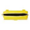 Burberry Exclusive Check Pattern Grain Leather Shoulder Bag Crossbody Waist Bag Men's Marigold Yellow