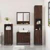 VidaXL Ensemble De Meubles De Salle De Bain 3 Pcs Chêne Marron, Armoire De Salle De Bain, Placard De Salle De Bain, Meuble 3300989