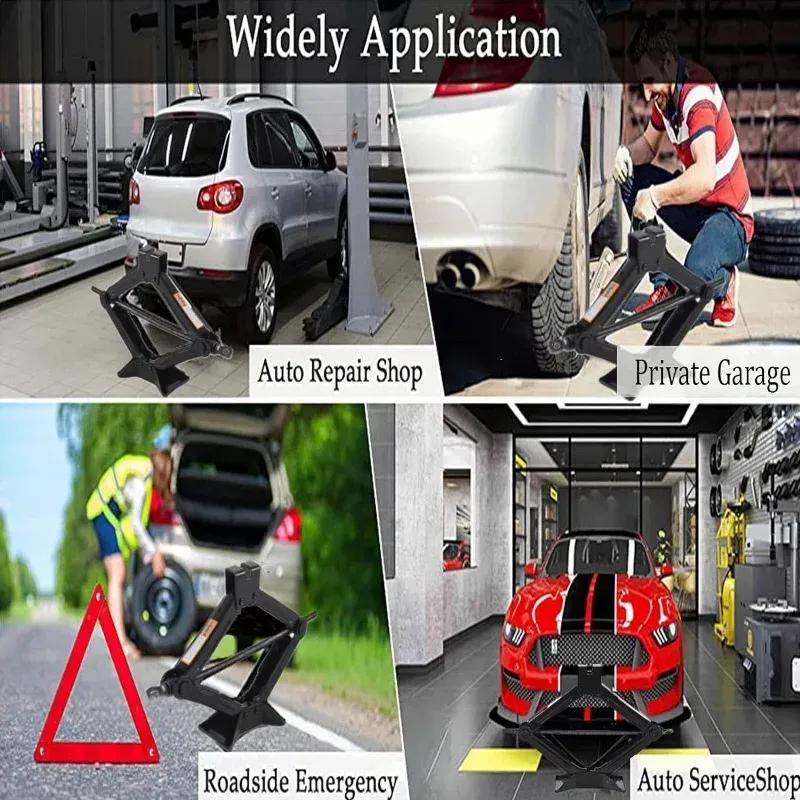 Special Tool Car Jack 08T 1T 2T Portable Labor Saving Hand Cranked Scissor Jack Car Repair Tire Replacement for SUV