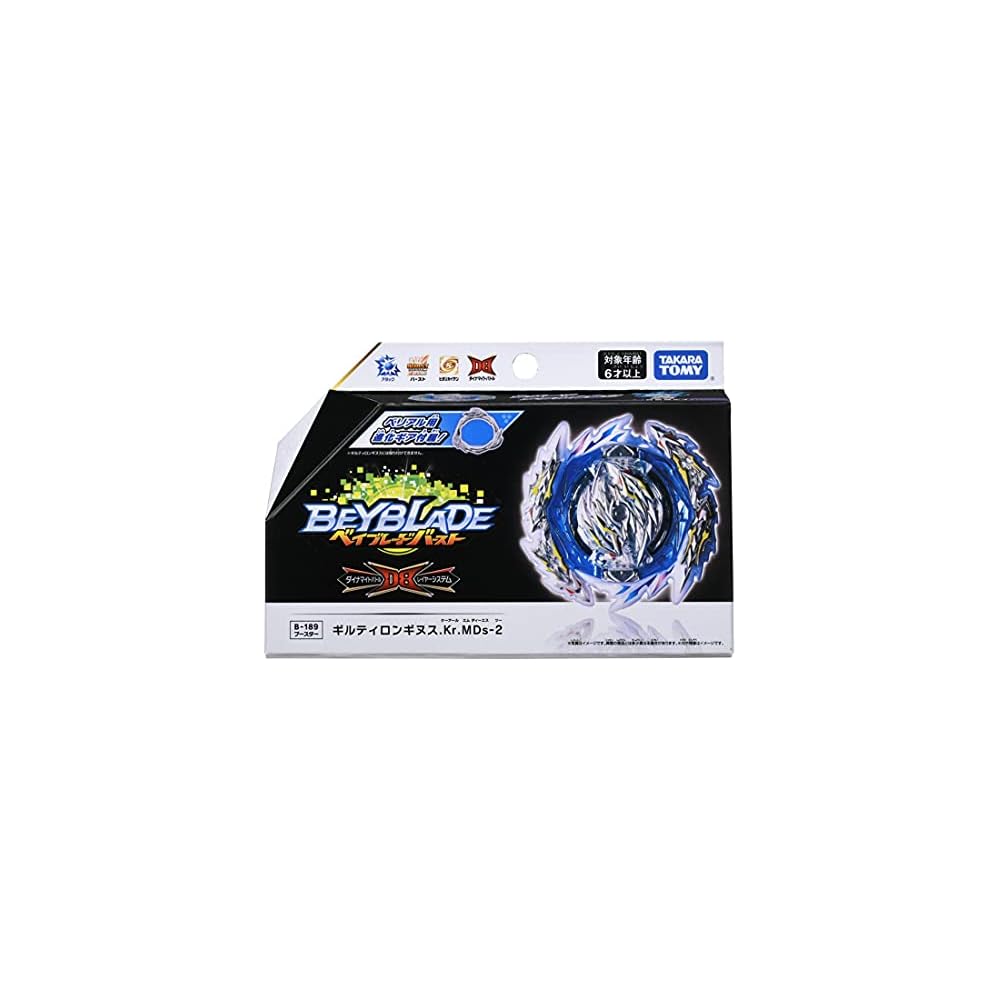 Takara Tomy Beyblade Burst B-189 Booster Guilty Longinus Kr MDs-2 Plastic Toy