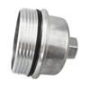 55593189 Car Aluminum Engine Oil Cooler Filter Cap fit for Chevy Chevrolet Cruze Sonic Trax Buick Encore 1.4L 55353325 5650963