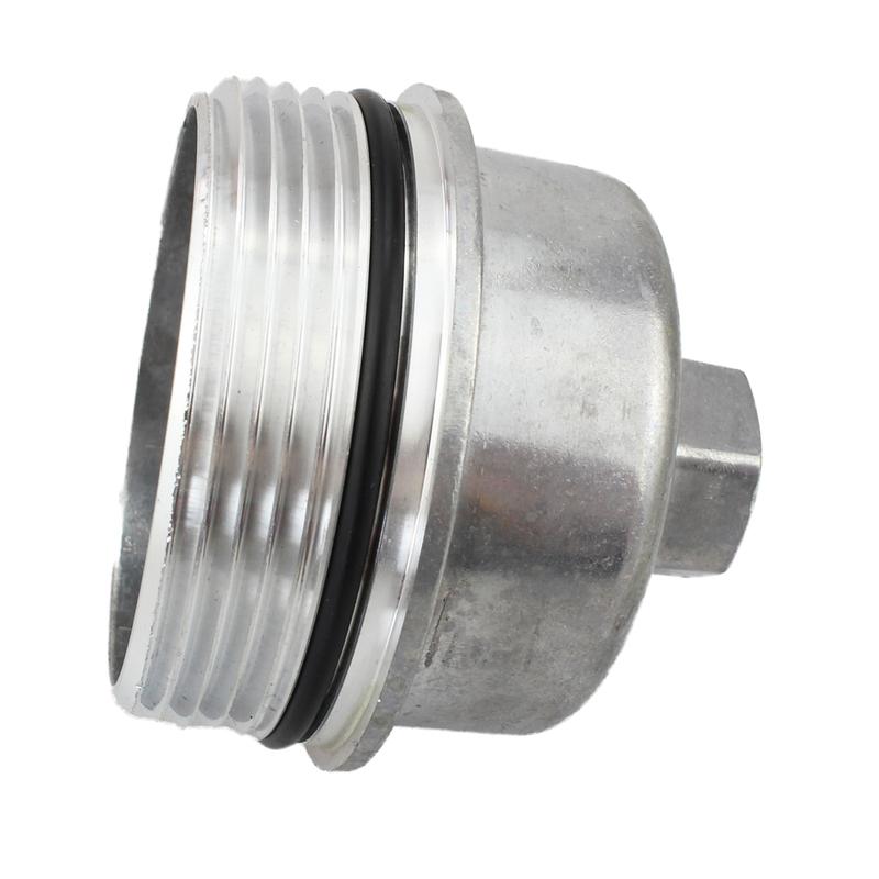 55593189 Car Aluminum Engine Oil Cooler Filter Cap fit for Chevy Chevrolet Cruze Sonic Trax Buick Encore 1.4L 55353325 5650963