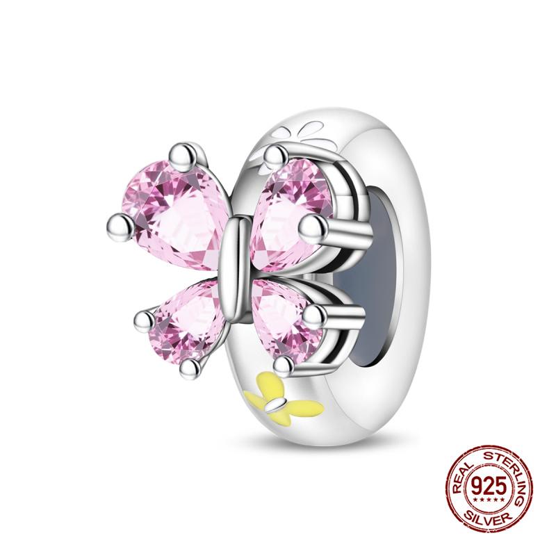 Charms Copper Romantic Ice And Snow Glass Beads Charms Fits 3Mm Original Bracelet Necklace Womens Diy Fine Jewelry Gift New