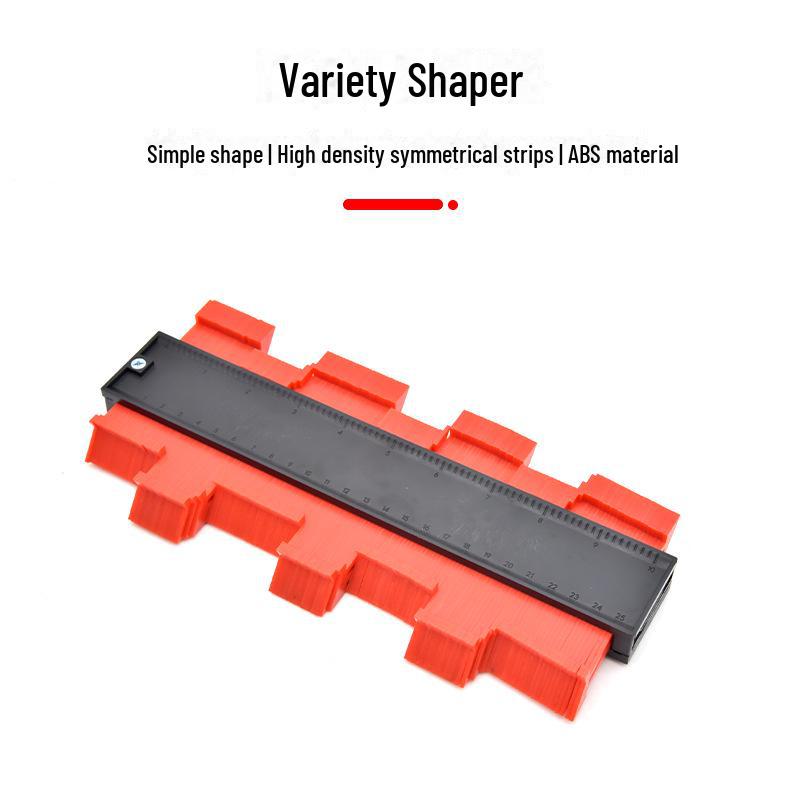 Multifunctional Contour Profiling and Measuring Tool for Irregular Shapes and Woodworking.
