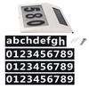 House Number LED Solar Lamp Waterproof Outdoor House Address Number Sign Lights Solar Powered Outdoor Wall Lighting