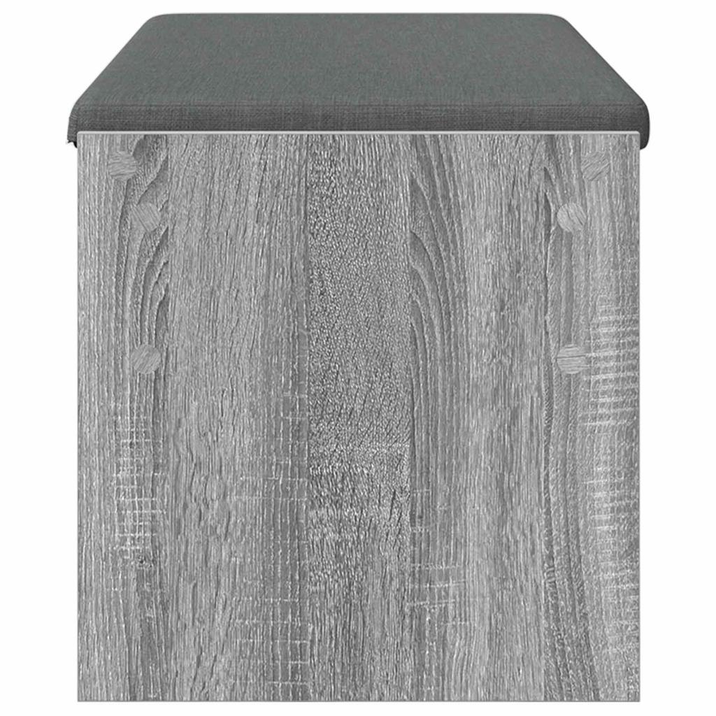 Hallway Bench with Cushion Grey Sonoma 103 X 38 X 40 Cm