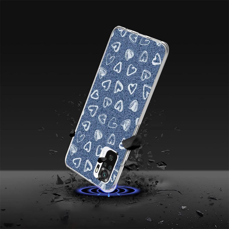 Jeans Cowboy Denim Printed Phnoe Case for Phnoe Case for Xiaomi Redmi Note 15 14 14S 13 Pro Plus 12 12S 11S 11E 10S 10 11T 5G Un