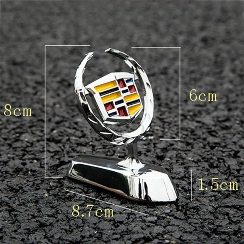 Premium Metal Car Hood Emblem Front Logo Badge For Cadillac ATS CTS Escalade SRX XTS XT5 STS CT5 CT6 BLS Deville Accessories AIK1