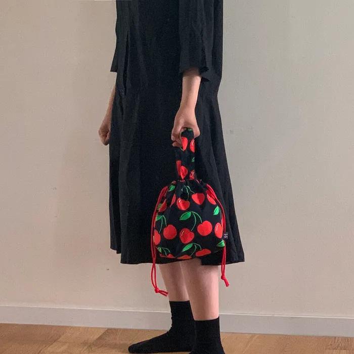 Cherry string bag