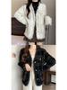 French Chic Faux Mink Fur Tassel Cardigan - 2026 Autumn/Winter Korean Style Elegant Loose Jacket for Women