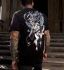 Engelskunst Premium Tattoo Kunst Street Trend Mode Lässiges T-Shirt und Kinder-T-Shirt Herren und Damen Luxusmarke Oberteil