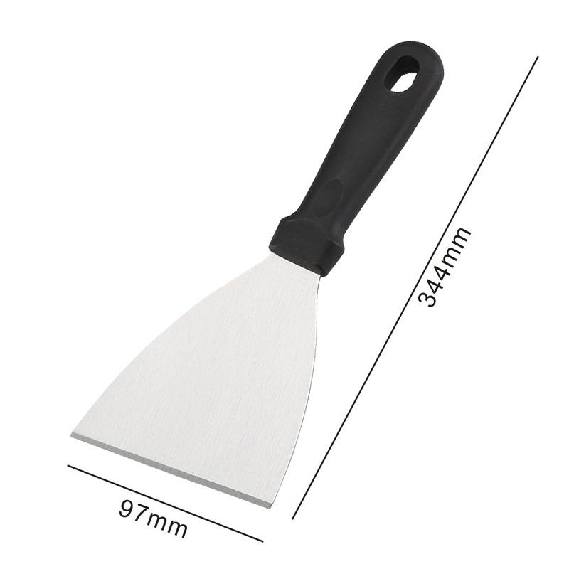 Stainless Steel Teppanyaki & Cooking Spatula Set - Steak, BBQ, Baking Utensils