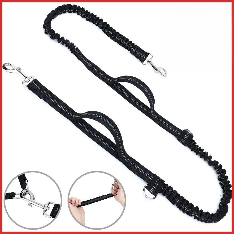 New outdoor pet fanny pack with leash, multi-functional sports running fitness training dog walking fanny pack
