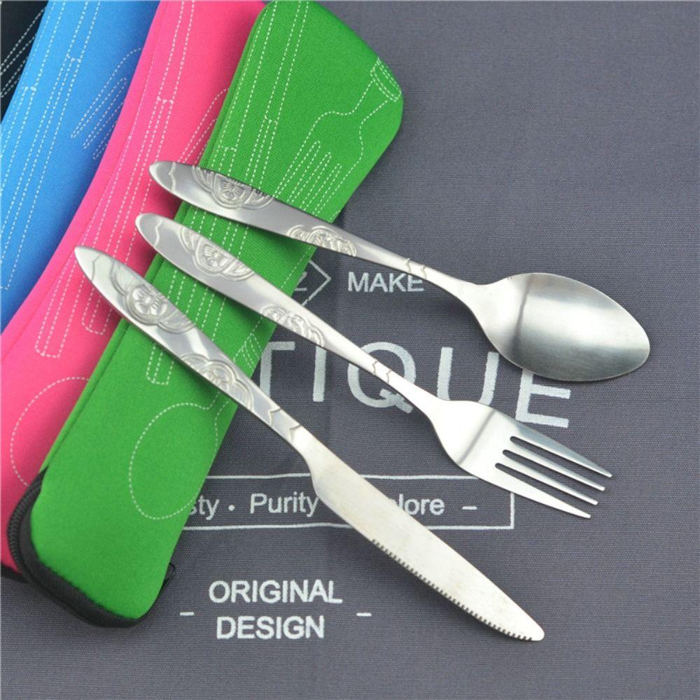 

Fork Spoon Tableware Bag with Tableware Pouch Bag Accessories Tableware Storage Box