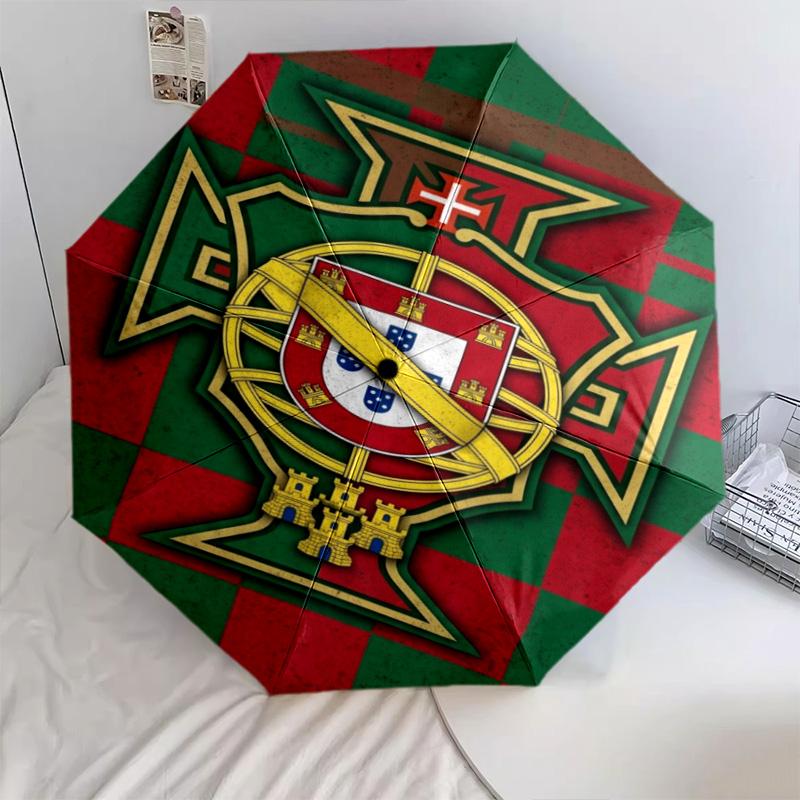 Portuguese Heritage Pride Folding umbrella travel durable printing travel Umbrella