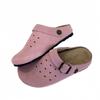 Retro Mori Hollow Breathable Bag Head Half Slippers Female Summer Wear a Pedal Thick Sole Ugly Cute Leather Birkenstocks