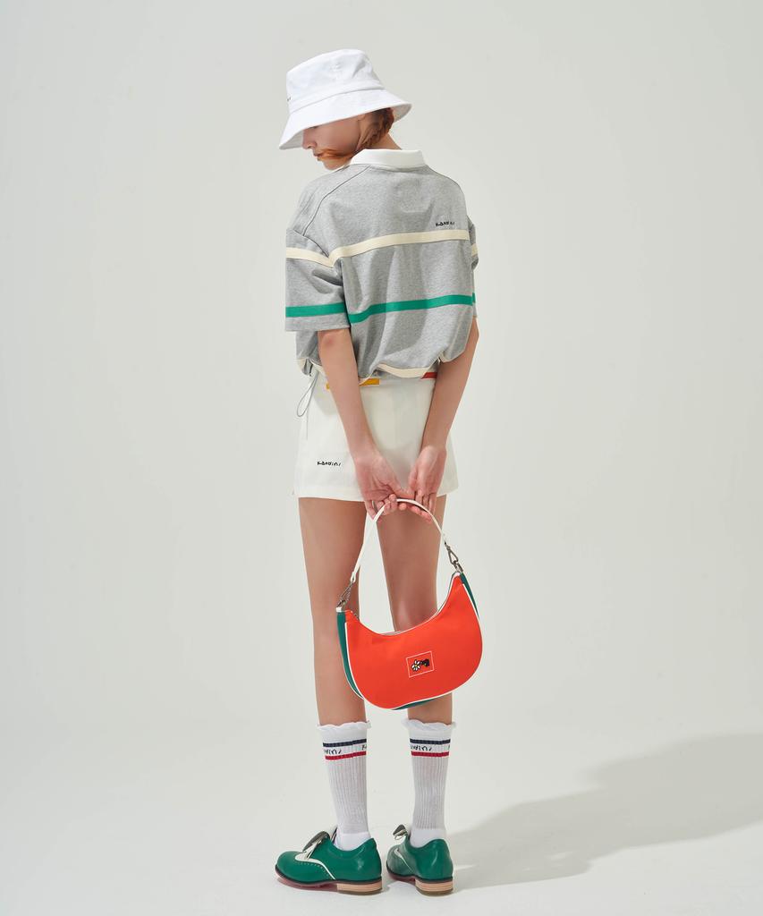 Kandini Orange Hobo Bag
