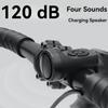 USB-Lade-Fahrrad-Elektroklingel 120 DB Radfahren Bell Fahrrad-Elektro-Hupe Fahrrad-Zubehör