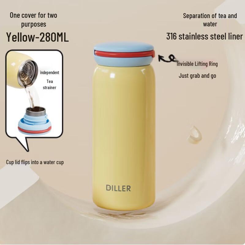 Diller Mini Portable 316 Stainless Steel Thermos