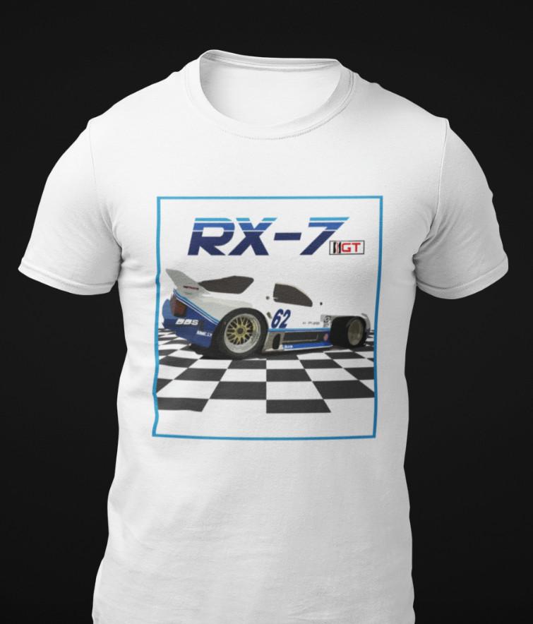 1991 IMSA GTO-class FC RX-7 Short-Sleeve Unisex T-Shirt XXXXL