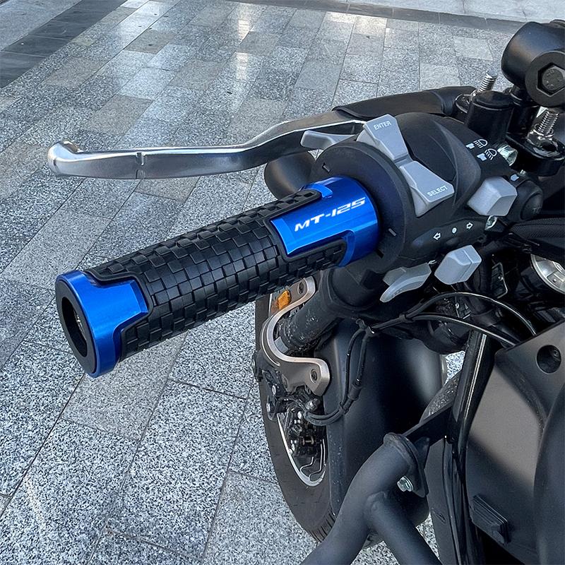For Yamaha MT-125 MT125 MT 125 2015-2025 Motorcycle Accessories CNC Handlebar Grips Handle Grip Protector Handle bar
