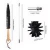 Flexible Chimney Sweep Set Multifunctional Chimney Dryer Pipe Inner Wall Cleaning Brush Fireplace Drier Vent Lint Sweeping Tools