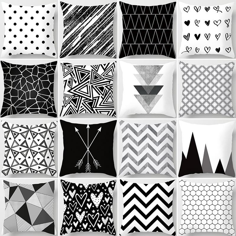 Home Furnishings Sofa Pillow Cover Modern Simple Geometric Abstract Cushion Cover Cushion Cover