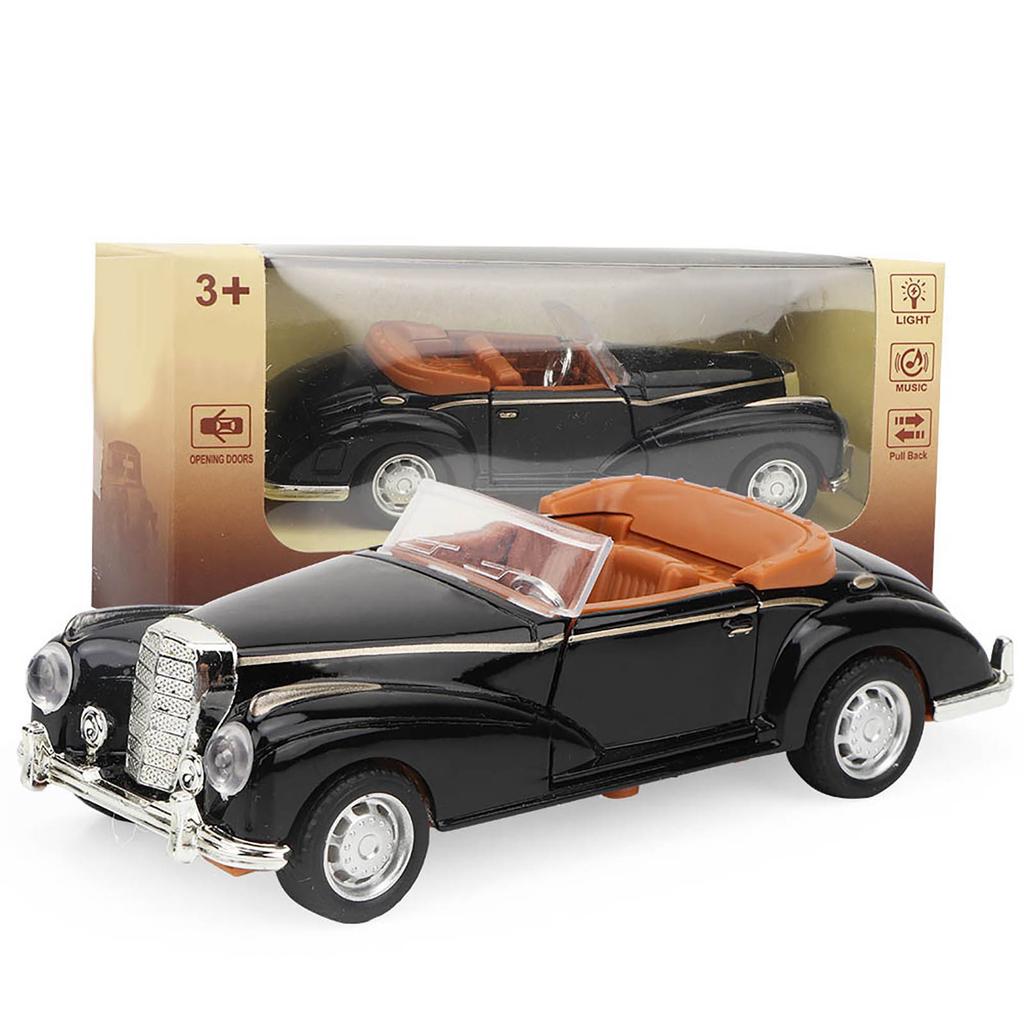 Mini stimulační slitina Classic Car Roadster se zvukem a lehkým modelem autíčka