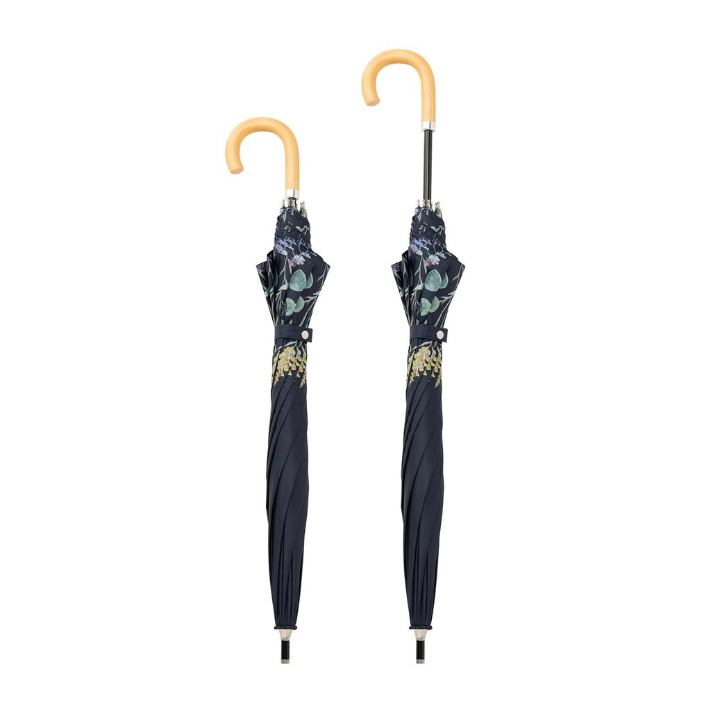 Cool Plus UV Heat and Light Blocking Compact Long Umbrella for Sun and 50cm X 8 Light UV Grade 1 Light Short Women, Rain, Ribs, 100% Blocking, 99.9%+