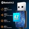 Car Bluetooth Adapter Receiver Portable Wireless Music 3.5mm AUX Jack Audio Receiver Car Speakers Stereo USB Mini Bluetooth 4.2